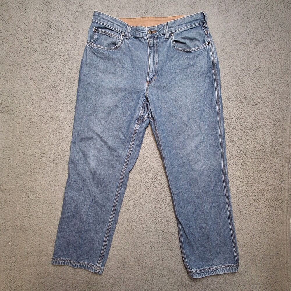 Duluth Trading Co Men's Jeans 36x30 (actual 35x28.75) Denim Workwear Durable